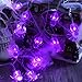 YUNLIGHTS Halloween Spider String Lights, Battery Operated 11.5ft 30 LED Waterproof Decoration Lights 8 Lighting Modes for Indoor/Outdoor Halloween Party Christmas Holiday Yard Decorations Decor