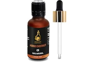 INDIROOT Horse Chestnut (Aesculus hippocastanum) Oil | Pure & Natural Carrier Oil for Skincare, Hair Care & Massage- 30ml/1.0