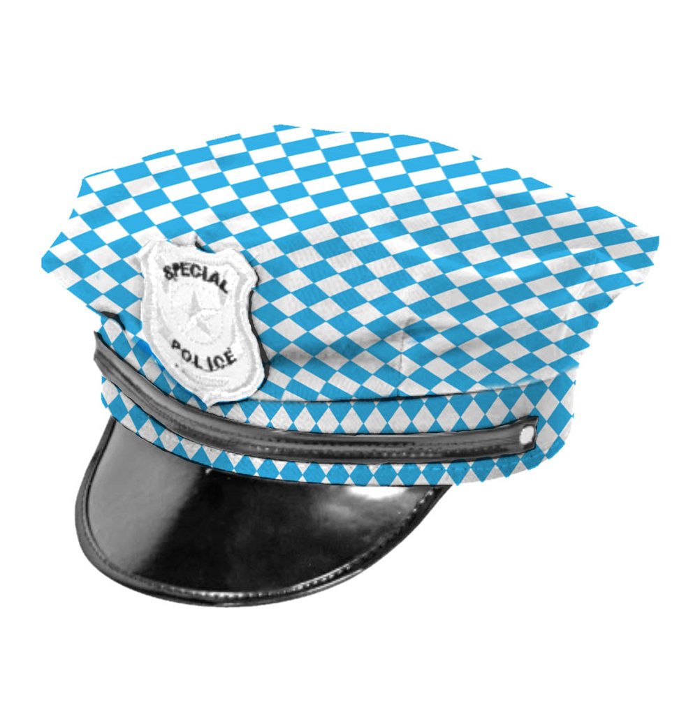 Oktoberfest Police Hat Blue