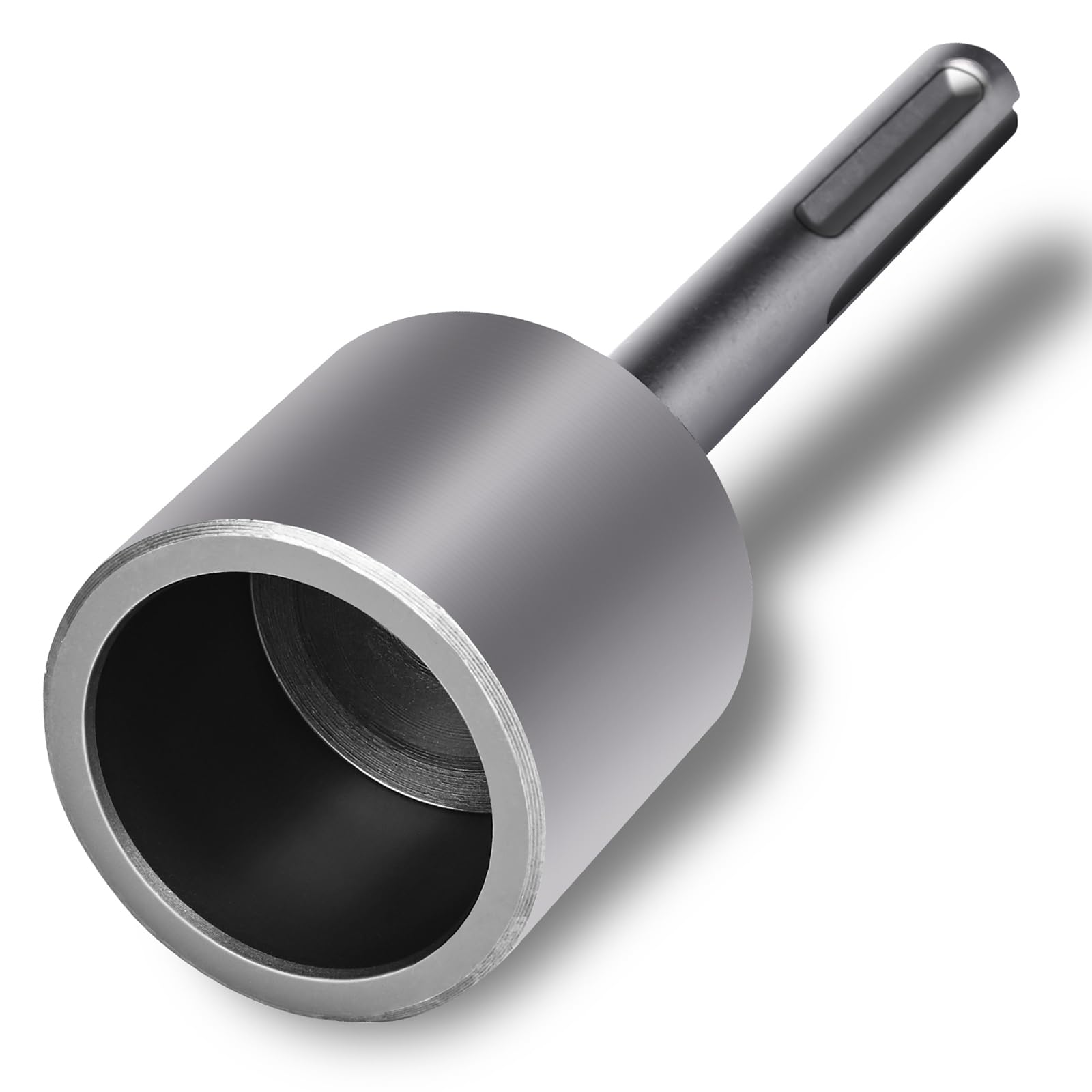 Photo 1 of SDS Max Shank T-Post Driver for T Posts, 2 Inch Diameter Head, Compatible with SDS-Max Rotary Hammers and Demolition Hammers, Fence Post Pounder, Fence Posts and Ground Rods