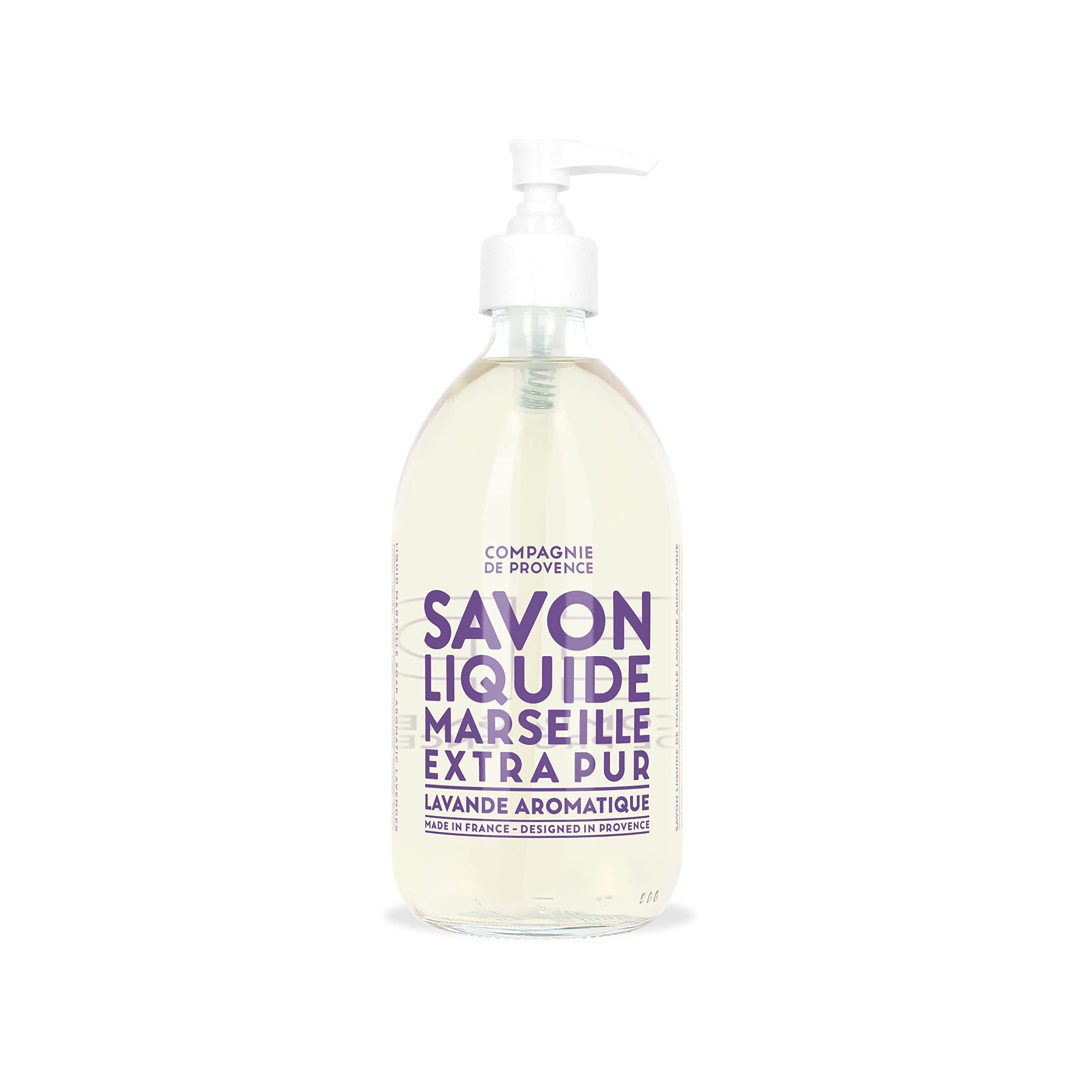 Compagnie de Provence® Aromatic Lavender Liquid Soap 495 ml | Lavender Fragrance | Gentle, Effective and Soothing