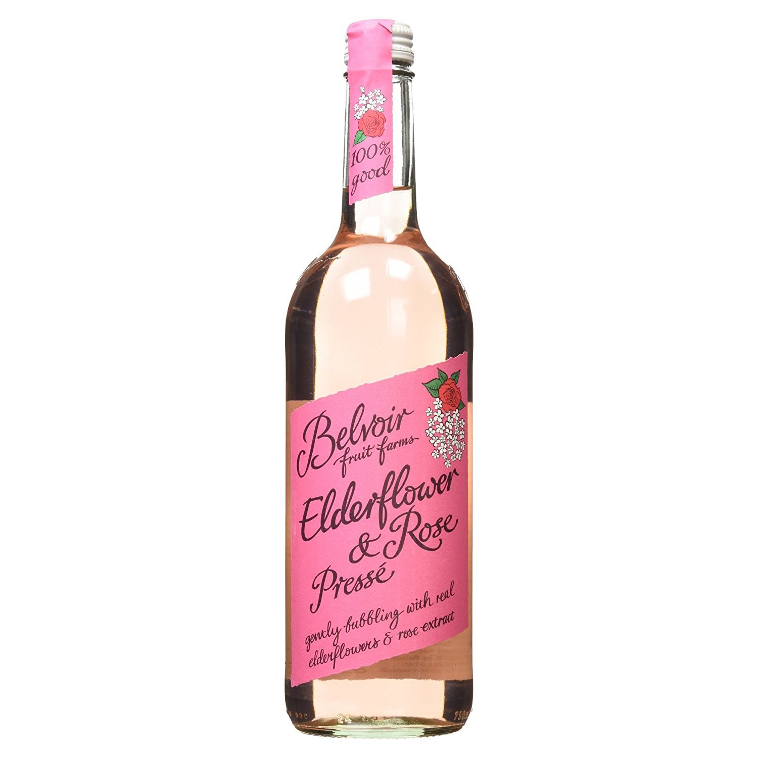Amazon Com Belvoir Fruit Farms Elderflower And Rose Lemonade 750ml Grocery Gourmet Food