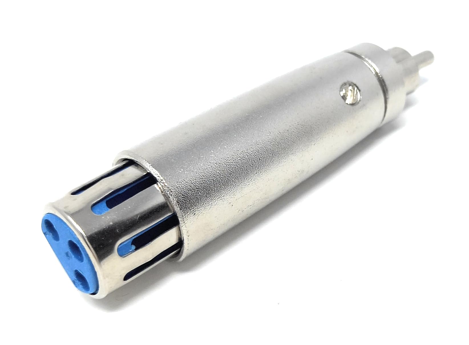 DRUT 1pcs. XLR to RCA Adapter, XLR Female Socket to RCA Male Jack for HiFi Audio, Amplifier, Mixer, Microphone, DJ