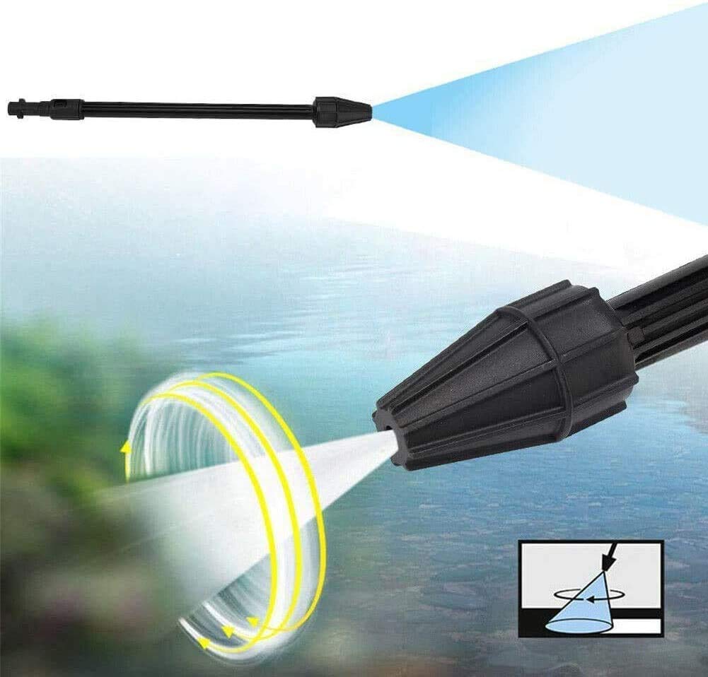 DERASL 145 Bar Dirt Blaster Lance, Turbo Nozzle Cleaner with Rotating Power - Image 4