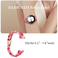 BAIHUIAM Resin Bands Compatible with Galaxy Watch
