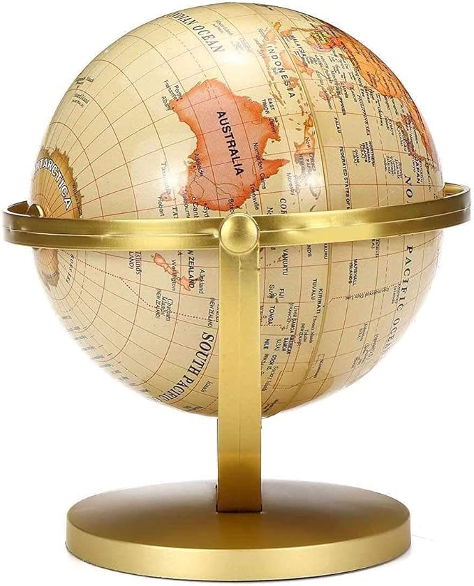 Globe 1pc World Globe Map with Stand 360 Degree Rotating World Globe ...