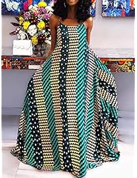 VERWIN - Vestido sin mangas de rayas con trinquete para mujer