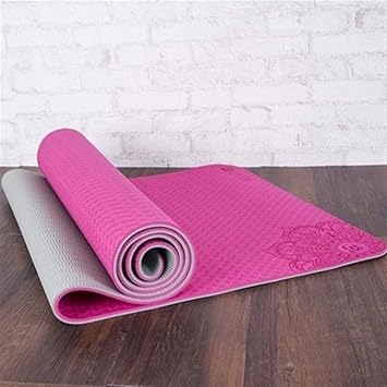 Antideslizante TPE Dature Yoga Mat 6mm Fitness Mat Fitness ...