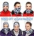 MaxPro Balaclava Ski Mask + Versatile Sports/Casual Headband Premium Bundle. Black Balaclava Ski Mask + Magic Scarf/ Winter Face Mask,Large/X-Large