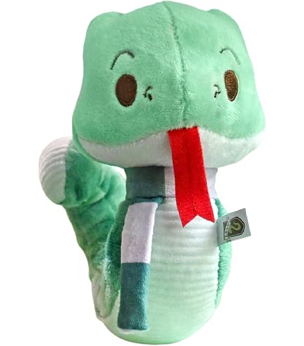 Peluche Serpent Serpentard Noble Collection – Mascotte De Maison Harry Potter, Douce Et Collectible