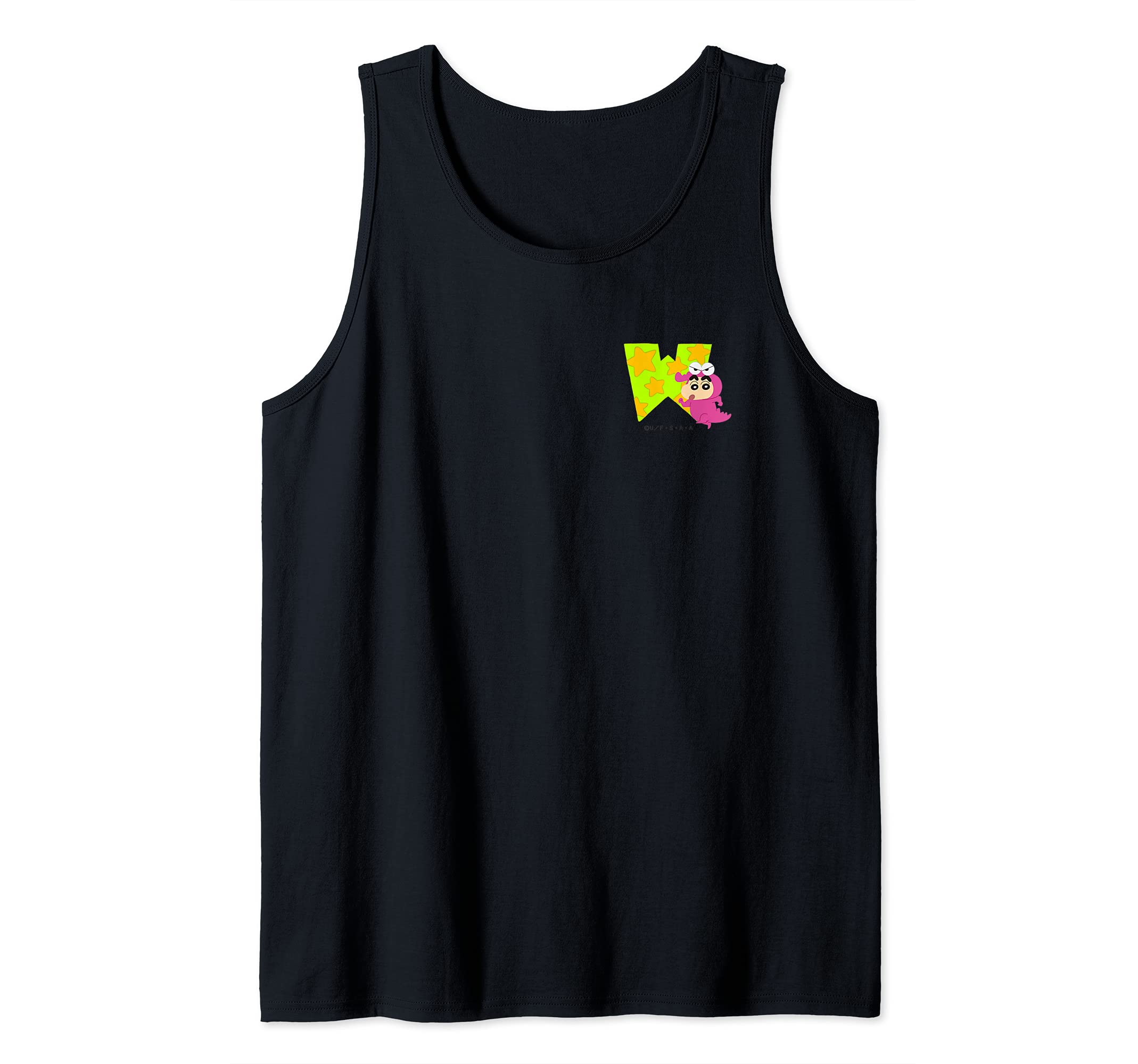 Crayon Shin-chan FUN! FUN! STUDY A to Z ”W” one point Tank Top