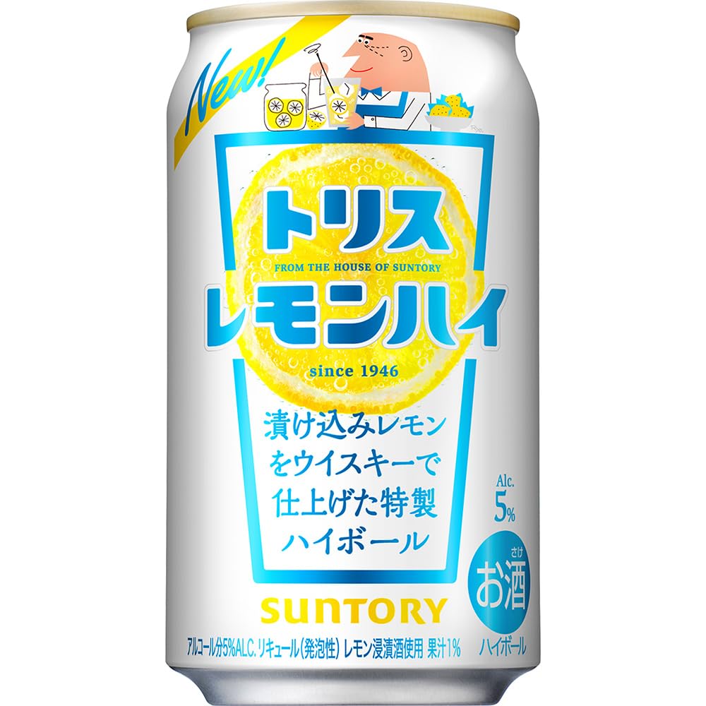 SUNTORY トリスレモンハイ 350ml 24本 サントリーの商品画像