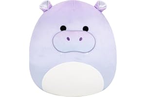 Squishmallows Original 14in Benedict The Purple Gradient Hippo with Sparkly Ears – Official Jazwares Plush (Large)