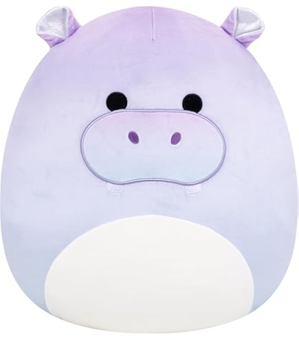 Squishmallows Allina La Ardilla Ciruela Con Gorro De Papá Noel – Peluche De 12 Cm – Original 2024 – Suave Y Apretable – Ideal Para Viajes Y Colección