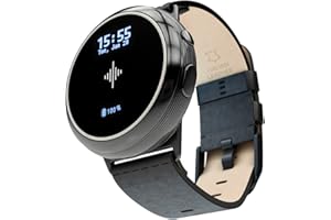 Soundbrenner Core Steel | 4-in-1 music tool for musicians | Vibrating metronome, Chromatic contact tuner, Decibel meter and Watch | For multiple instruments (guitar, bass, violin, ukulele)