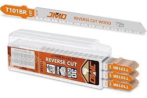 JMD 30 x T101BR Jigsaw Blade Wood Backcut 100mm 10TPI Saw Blade Jigsaw for Wooden Accessories Jigsaw Compatible with Bosch De