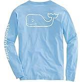 Vineyard Vines Girls Vintage Whale Long-Sleeve Pocket Tee