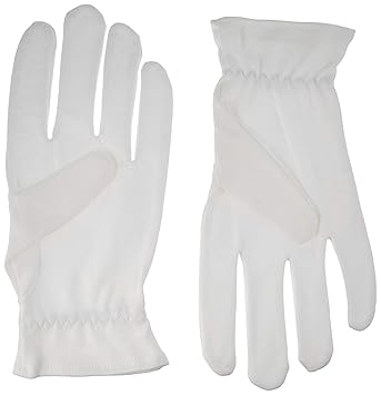 Beauty Care Wear Mittlere Weiße Baumwollhandschuhe Gegen Ekzeme, Trockene Haut & Zur Feuchtigkeitsspendende - 20 Handschuhe