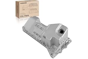 A-Premium Engine Oil Pan Sump with Drain Plug Compatible with BMW 323i 2007-2011 325i 330i 2006 328i 2007-2013 525i 530i 2006