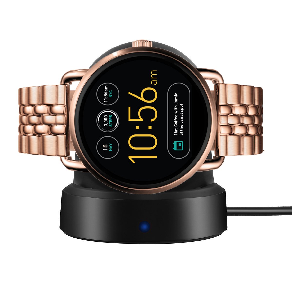 SkyBand Estación inalámbrica para Reloj Inteligente Fossil Q ...