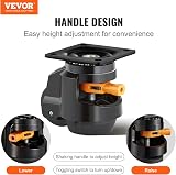 VEVOR Leveling Casters 4pk 2200lbs 2.5in Heavy Duty Swivel Workbench Machine view 2