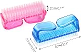 G2PLUS Handle Nail Brushes 4 Pack Plastic Fingernail Cleaning Brushes view 2