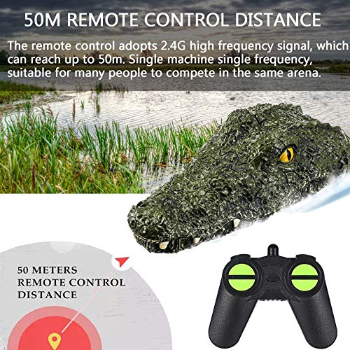 Crocodile Remote Control Boat, 2.4G Electric RC Boat Simulation