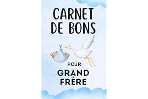 Carnet de Bons pour Grand Frère: 35 chèques en couleurs | Cadeau de Naissance Original à Offrir