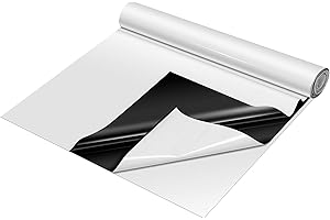VIVOSUN Black and White Panda Film, 10' x 100' 5.5 Mil Poly Film, Blackout Tarp for Warm House