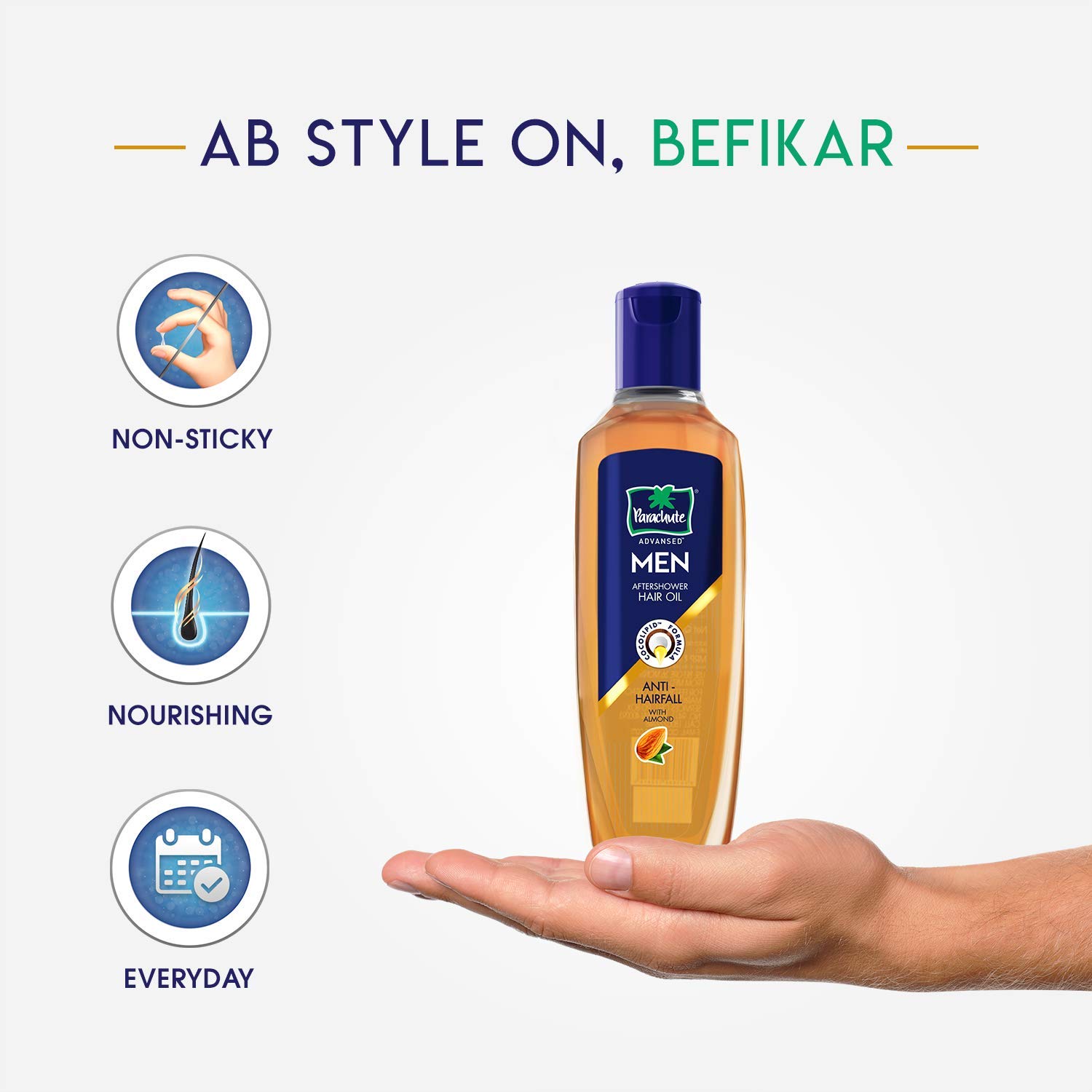 Parachute Advansed Aftershower Anti Hairfall Hair Oil 200ml