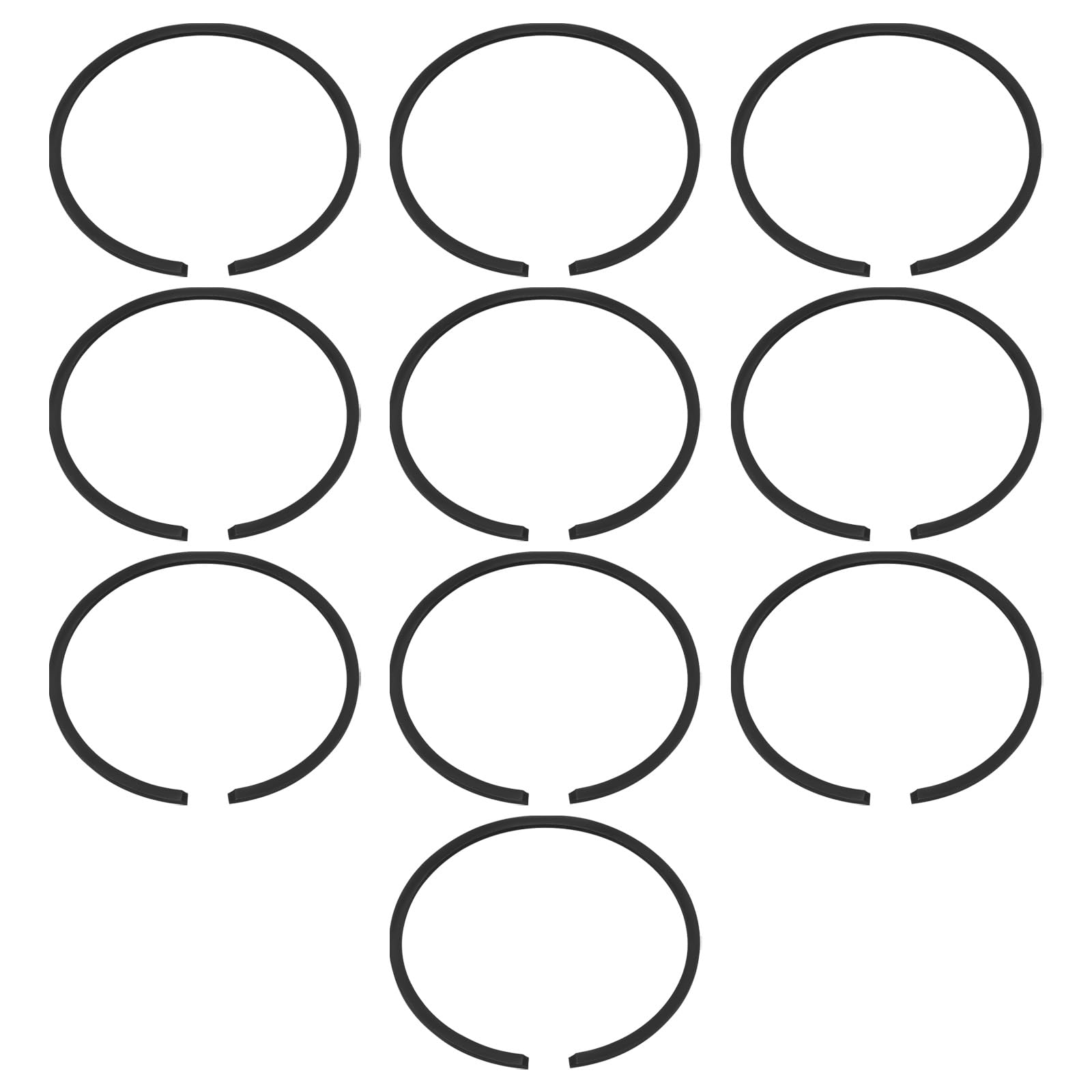 Be In Your Mind 10 Pcs Cut-Off Saw Piston Ring 50mm x 1.2mm Replacement Part 1128 034 3000 Compatible with STIHL 044 MS440 MS441 TS410 TS420 Cut-Off Saw