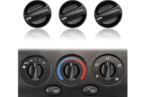 TURTLE DEN Toyota Tundra Heater A/C Control Knobs for Year 1999-2006 | Replacement Climate Control Knobs | OEM Fit | Easy Install | Durable & Stylish