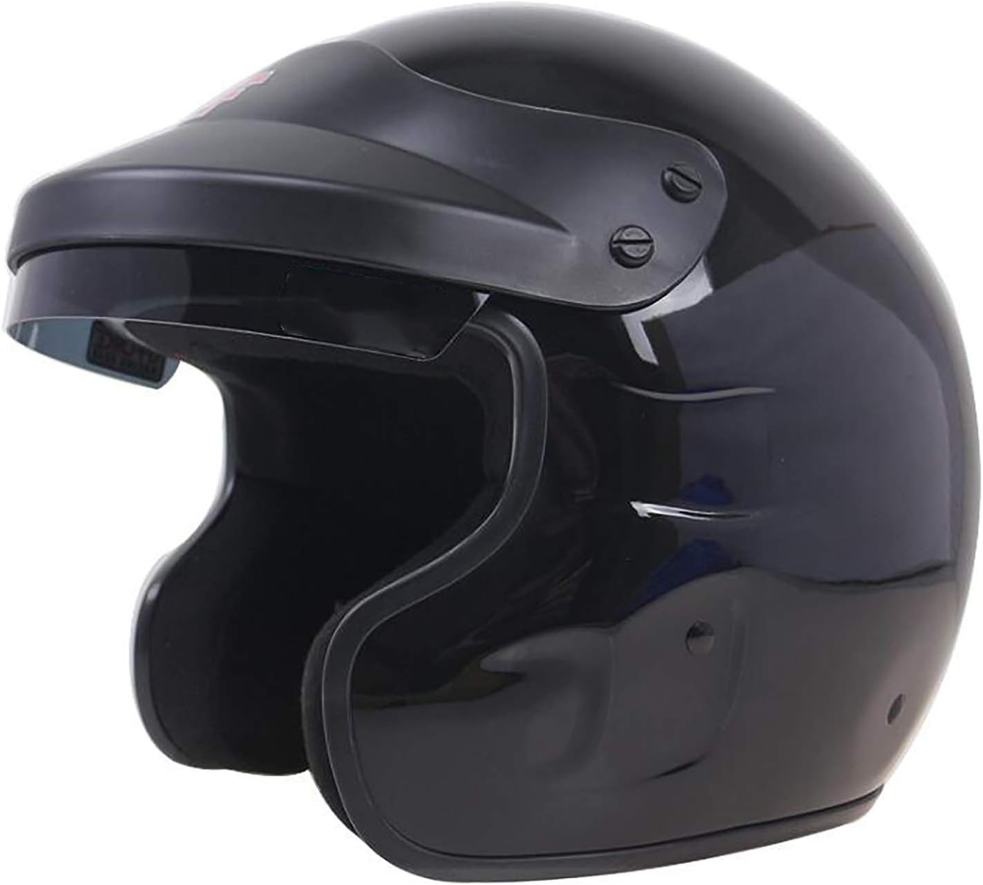 Yedina Adult Motorcycle Karting Helmet Racing Half Helmet Fiberglass Car Helmet Rally Competition Helmet DOT Snell SA2010 Certified Street Harley Motorcycle Helmet Bicycle Scooter Half Helmet,Black,M