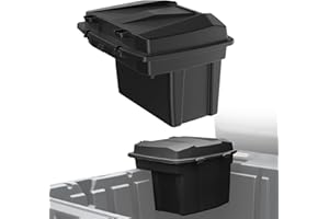 XATVXUTV 20L UTV Cargo Storage Box for Can-Am Defender/Commander, Waterproof Removable Rear Bed Storage Bin with Top Tool Tray for Can Am Defender HD5 HD7 HD8 HD9 HD10 Max/Commander Accessories