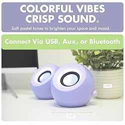 X9 Performance Purple Computer Speakers for Desktop