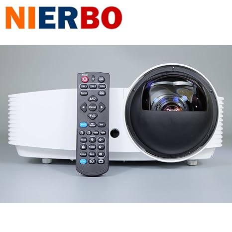 nierbo Gran luminosidad proyector Ultra corta lanzamiento 3d ...