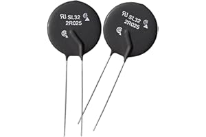 DEFLECTAIR Ametherm SL32 2R025 (Pack of 2) Aqua-Rite Thermistor, ICL 2 OHM 20% 25A 30MM