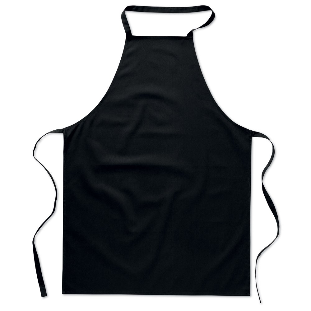 eBuyGB Pack of 10 Catering Cooking Plain Chef's Unisex Kitchen Apron, Cotton, Black