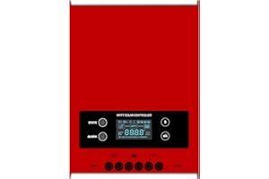 iSunergy Esmart 4 Series MPPT Charge Controller 100A 12V/24V/36V/48V Auto Working Max. PV 250V Intelligent Regulator with LCD Display for Lead-Acid and Lithium-ion Batteries