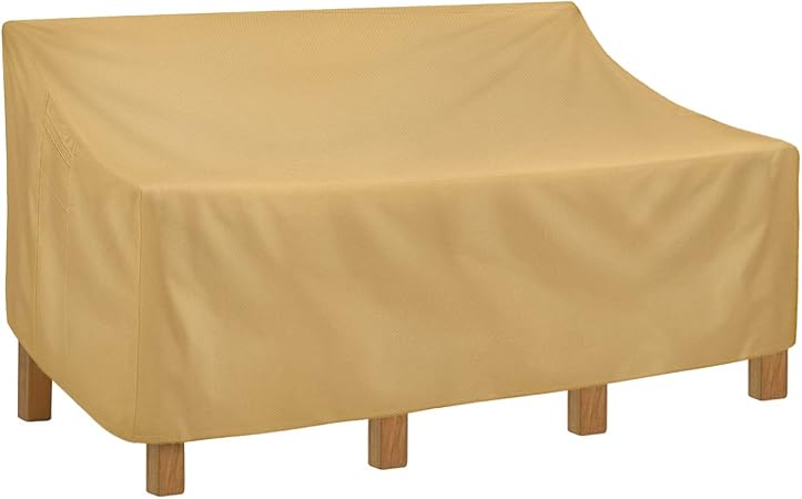 Amazon Com Sunkorto Patio 3 Seater Sofa Cover Waterproof Heavy Duty Deep Seat Furniture Cover For Outdoor Large Deep 88x40x31 Inch Garden Outdoor