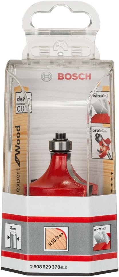 Bosch 2608629378 "Expert" Rounding Router Bit, 0 V, Silver, 8x44,44x22,2/15,9, 15.9 mm - Image 4