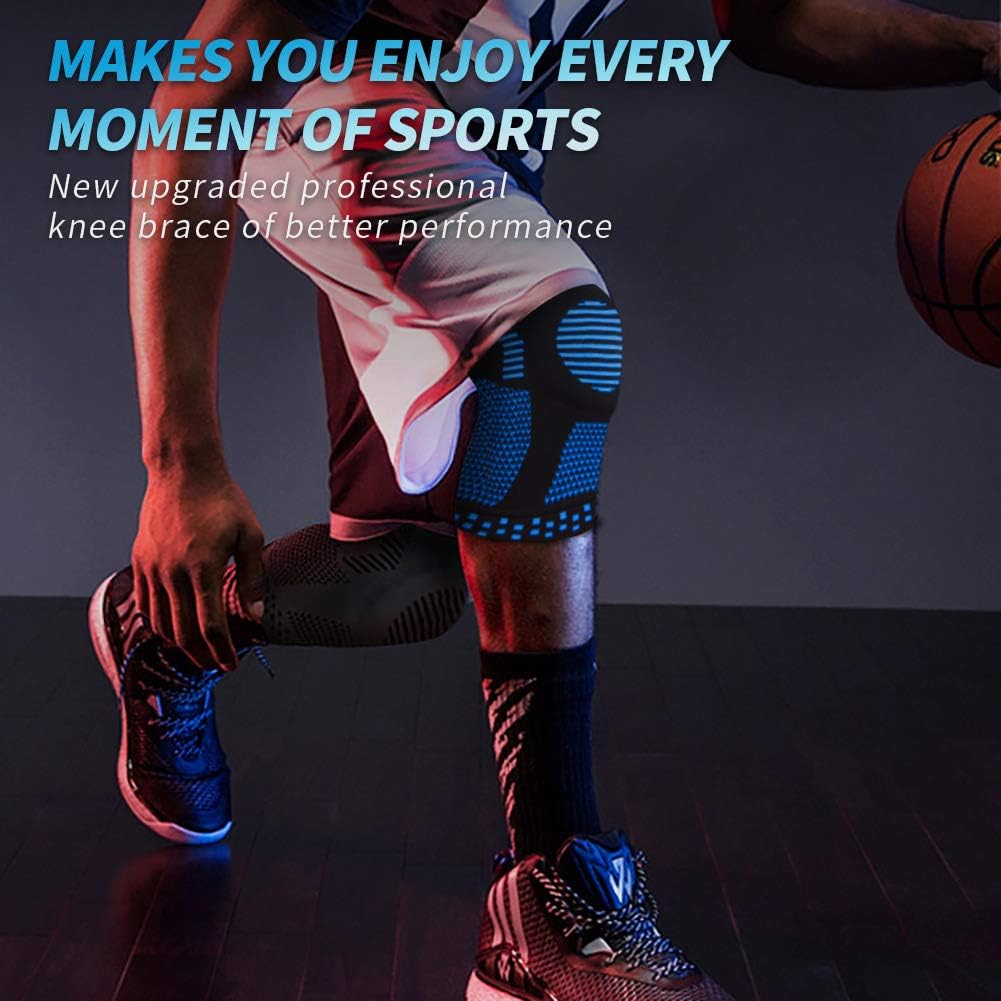 NEENCA Professional Knee Brace, Knee Compression Sleeve Support for Men Women with Patella Gel Pads & Side Stabilizers, Medical Grade Knee Pads for Running, Meniscus Tear, ACL, Arthritis, Joint Pain Relief : Sports & Outdoors