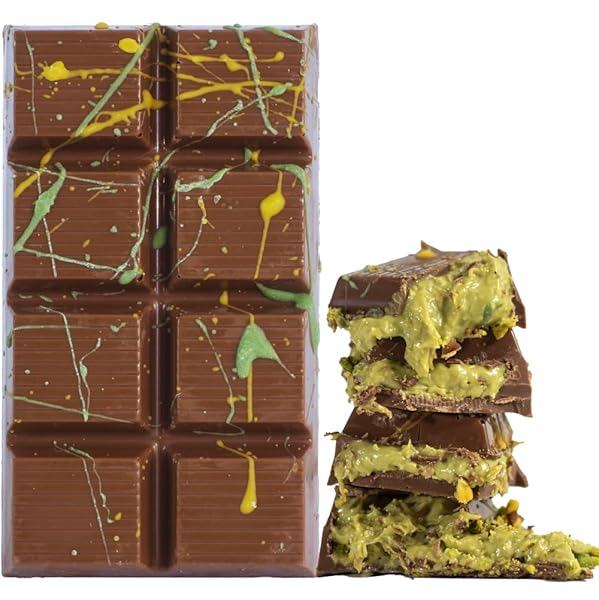 DUBAI CHOCOLATE BAR PISTACHIO AND CRISPY KATAIFI FILLED...