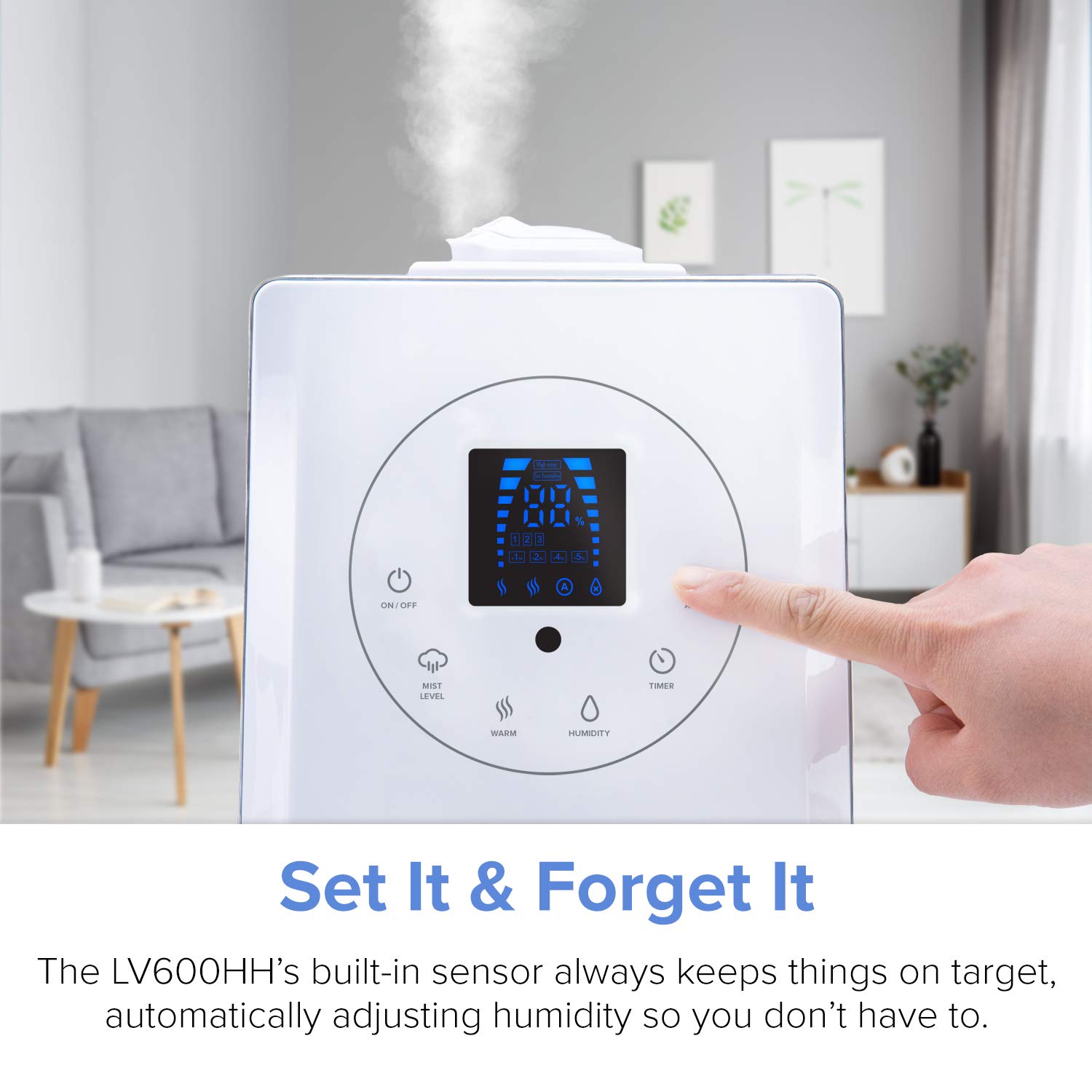 LEVOIT Humidifiers for Large Room Bedroom (6L), Warm and Cool Mist