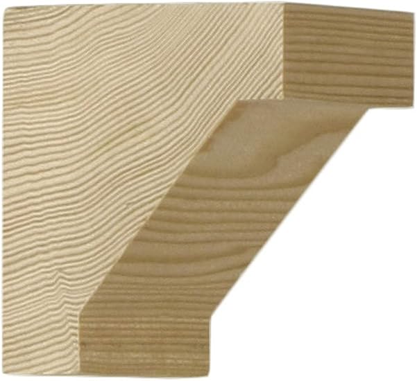 Small Hemlock Craftsman Corbel 2 3 4 X 2 3 4 X 1 1 2 Shelving Hardware Amazon Com
