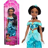 Mattel Disney Princess Jasmine Fashion Doll in Signature Look | Sparkling Fashion with Removable Pants, Tiara &amp; Shoes, Posable &amp; Collectible, Inspired by Disney Aladdin Movie