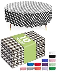 Pureegg Plastic Table Cloth Disposable 10