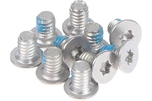 10pcs Laptop Bottom Case Base Cover Screws for XPS13 15 9343 9350 9360 9550 9560 5510 Metal Construction Bottom Case Screws