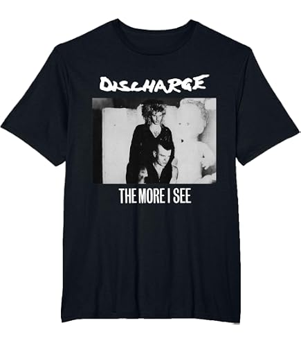 Amazon.com: Discharge - Official Merchandise - Never Again T-Shirt