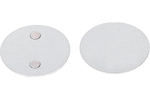 Pongnas 2pcs Drill Magnetic Mounting Pads for Detectors & Alarms – Easy Installation Tool